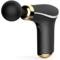 Massageadora Muscular Portátil Elétrico Recarregável LED - 8 Cabeças -