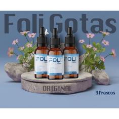 3 Frascos Foli Gotas 30ml - G4