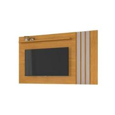 Painel Atraente para TV 70 JCM Movelaria, Cinamomo/Off White