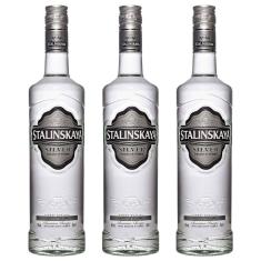 Vodka Stalinskaya Silver - 1L Kit3