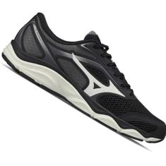 Tenis Mizuno De Corrida Hawk 5 Masculino, Preto, Branco, 41