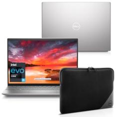 Notebook Dell Inspiron i13-i1300-M10SC 13.3 QHD+ 13ª G Plataforma Intel EVO Core i5 16GB 512GB SSD W11 + Capa essential