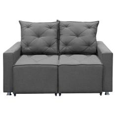 Sofá Retrátil e Reclinável 2 lugares Bariloche 1.60cm C/ Molas -  Linho