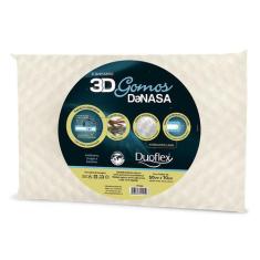 Travesseiro 3D Danasa Gomos Duoflex 0.37X0.57M Cor Branco
