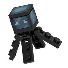 Boneco Minifigure Blocos De Montar Sleeve-Fish Minecraft