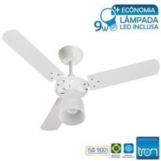 Ventilador de Teto Tron Marbela 110v / 127v 130w Branco, 110V