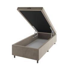 Base Box Bau Solteiro Cairo (43x88x188cm) Perola - Casa Giulia