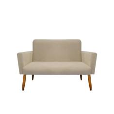 Namoradeira Malibu 2 Lugares Para Sala Varanda Suede - Maite Moda Casa