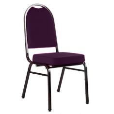 Cadeira para Hotel e Auditório Linha Hotel Roxo