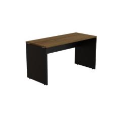 Mesa Escritório em L 1,70m + Mesa Auxiliar S/ Gavetas WORDSTAR Nogal M