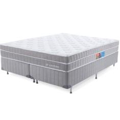 Cama Box com Colchão King Premium Molas Ensacadas com Espuma D33 Astronasa 193x203cm BF Colchões