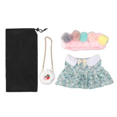 Vestido de Roupas de Boneca de Pelúcia, Algodão Macio Lavável à Máquina de 12 Polegadas, Amplamente Utilizado, Conjunto de Roupas de Boneca de Pelúcia para Centros Pré-escolares