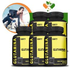 Kit Glutamina 5x120 Cápsulas - Recuperação E Fortalecimento