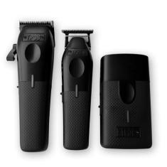 Máquina de cortar cabelo TPOB Play Barber 7500 RPM com alças de borrac