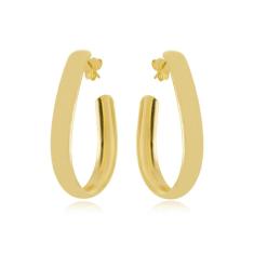 Brinco Argola Banhado A Ouro 18K