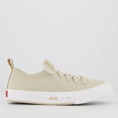 Tênis Coca Cola Daytona Sunset Knit Feminino Bege-Feminino