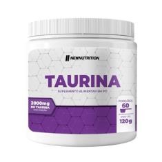 Taurina - 120g Sem Sabor - NewNutrition, Newnutrition