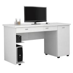 Mesa para Computador com 1 Porta e 1 Gaveta Ariel-Móveis Primus