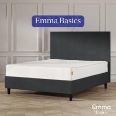 Colchão Casal D28 17cm - Ortopédico e Hipoalergênico com 5 anos de garantia - Emma Basics (138x188 cm)