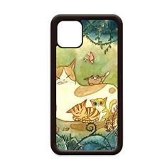 Capa Miaoji Painting Cat Family Fantasy para iPhone 11 Pro Max para Apple Mobile Case