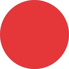 Etiqueta Redonda Vermelha 15mm. C/210 Etiquetas , Cartela com 210 Grespan, Multicor