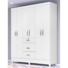 Guarda-Roupa Moval Itatiba com 6 Portas e 3 Gavetas