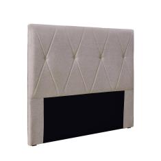 Cabeceira Cama Box Casal 140 cm Aquilla Linho Areia S04 - D`Rossi