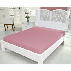 Lençol Micropercal King 01 Peça Rosé