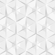Papel De Parede 3D Triangulo Hexagano Adesivo Lavavel Sala - LRP