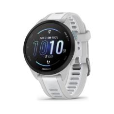 Smartwatch Relógio Garmin Forerunner 165 Cinza e Branco WW com Monitor