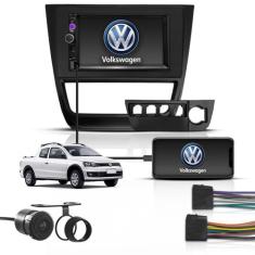 Kit Multimidia 2 Din 7" Mp5 Bt Espelha Volkswagen Saveiro G6 - First O