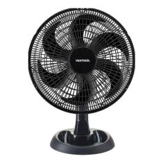 Ventilador De Mesa Eco Turbo Ventisol 6 Pás 30cm Preto 110V