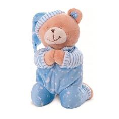 Pelúcia Ursinho Que Reza Azul - Buba, Anjo