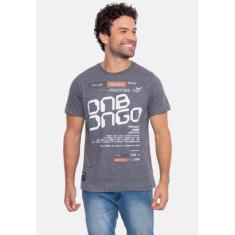 Camiseta Onbongo Estampada Masculino-Masculino