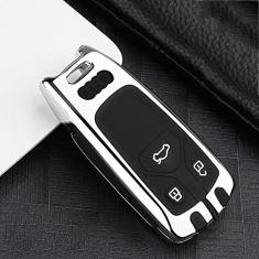 Porta-chaves do carro Capa Smart Zinc Alloy, apto para Audi a1 a3 8v a4 b9 a5 a6 c7 q3 q5 q7 tt, Porta-chaves do carro ABS Smart Car Key Fob