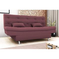 Sofá Cama Salomé Veludo Rose E431 - Matrix
