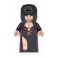 Boneco Blocos De Montar Terror Elvira A Rainha Das Trevas
