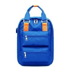 Mochila Executiva Para Notebook Com Usb Universitaria - ninabag, AZUL