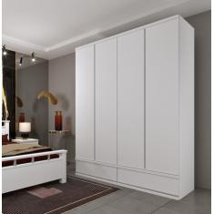 Guarda-Roupa Solteiro 4 Portas Stillus - Tcil Móveis