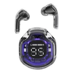 Fone Ear Acefast T8 Wileress BT LED Crystal Black