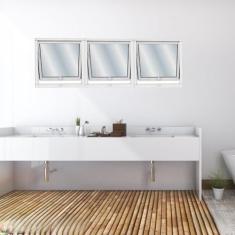 Janela Máximo-ar de Aluminio 50x50 Mgm Branco