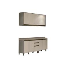 Cozinha Completa Connect 6 Peças (2 Armários + 2 Balcões + 2 Complemen