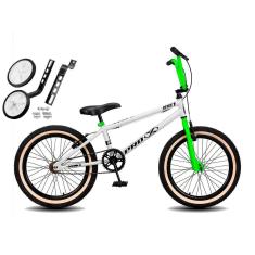 Bicicleta Aro 20 BMX PRO X S1 Faixa Bege V-Brake e Rodinhas-Unissex