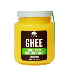 Manteiga Ghee com Óleo de Coco Sem Lactose Benni 200g