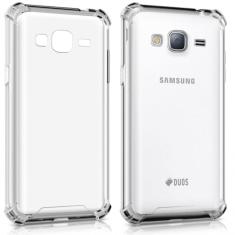 Capinha Silicone Transparente Antichoque Samsung J7 Metal J710