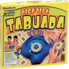 Jogo de Tabuleiro Pega Pega Tabuada Grow