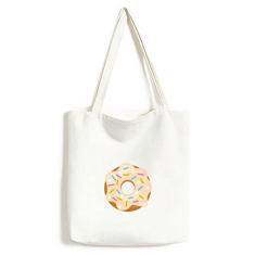 Green Doughnut Sobremesa Sweet Food Sacola de lona, sacola de compras, bolsa casual