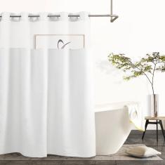 Cortina de chuveiro River Dream Hotel Grade com forro de enc