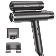 Secador de cabelo AUXCO Hurricane Pro 216000 RPM Dual Motor Ionic