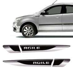Aplique Lateral Agile 2009/2015 Emblema Resinado Para-Lama - SPORTINOX